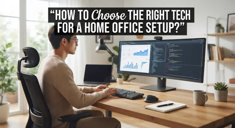 How to Choose the Right Tech for a Home Office Setup?