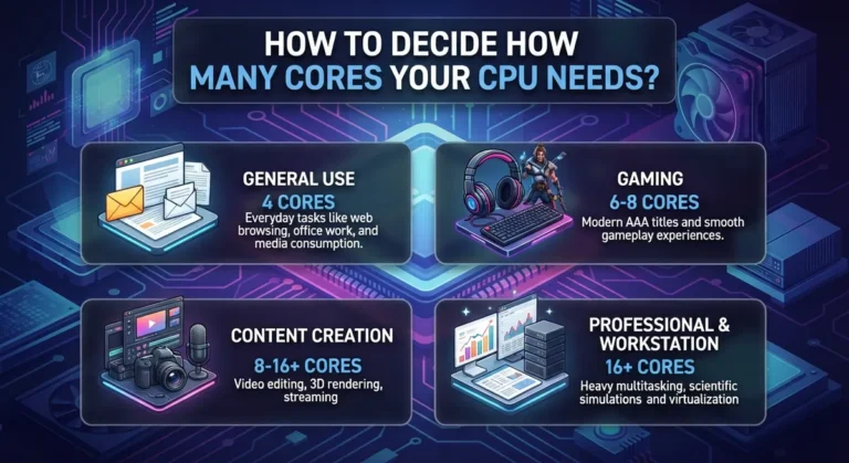 How to Decide How Many Cores Your CPU Needs?
