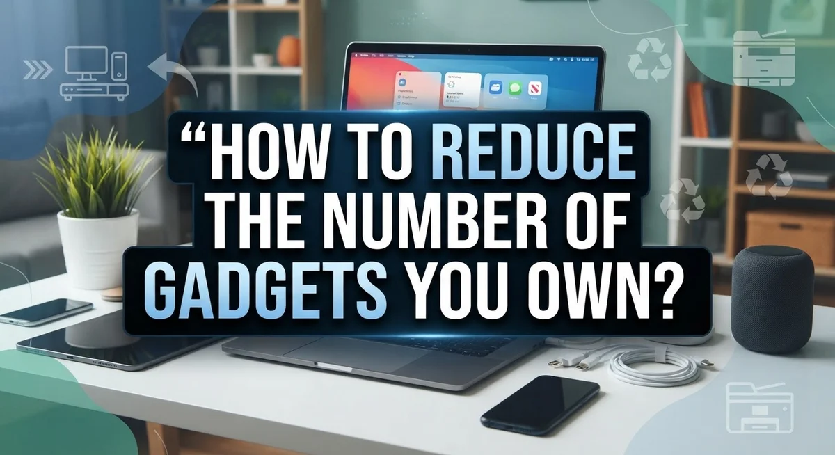 How to Reduce the Number of Gadgets You Own?