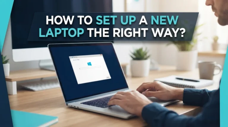 How to Set Up a New Laptop the Right Way?