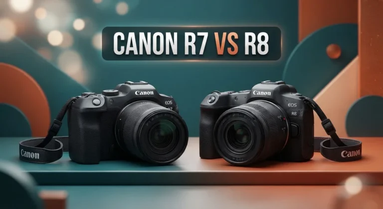 Canon R7 vs R8: Full-Frame vs APS-C Mirrorless Camera Comparison